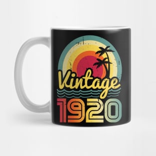 Vintage 1920 Made in 1920 103th birthday 103 years old Gift Mug